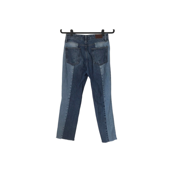 BDG Urban Outfitters Jeans Size 27 Jessye Two Tone Button Fly High Rise Straight - Picture 4 of 11